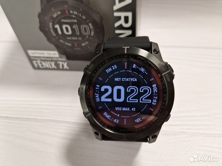 Часы Garmin Fenix 7X Sapphire Solar Titanium идеал