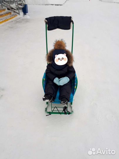 Детские санки с колесами