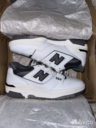 New Balance 550 White Dark Grey Оригинал