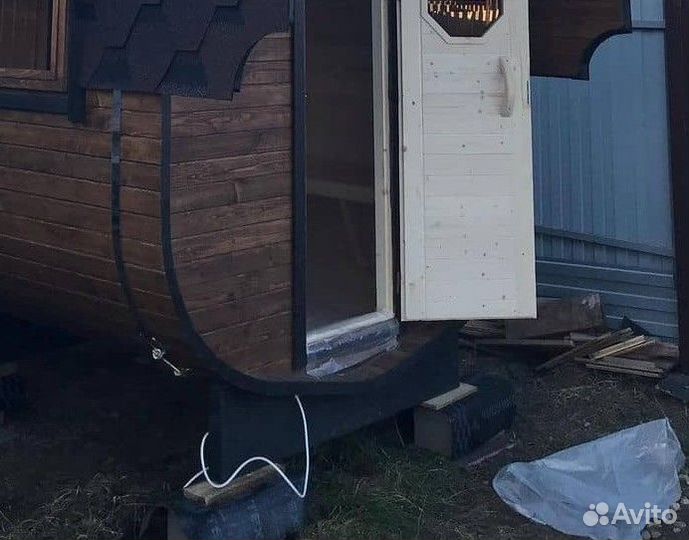 Баня квадро бочка под ключ