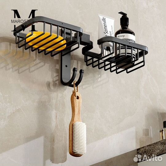 Мыльница для ванной двойная