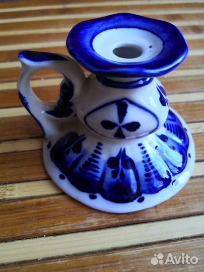 Гжель доска сырная СССР