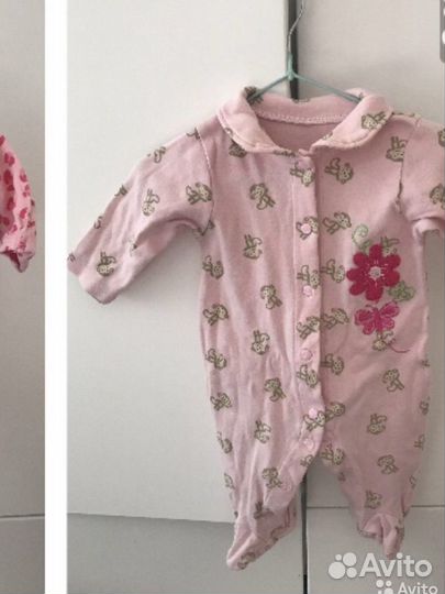 Вещи пакетом на девочку 50-56-62