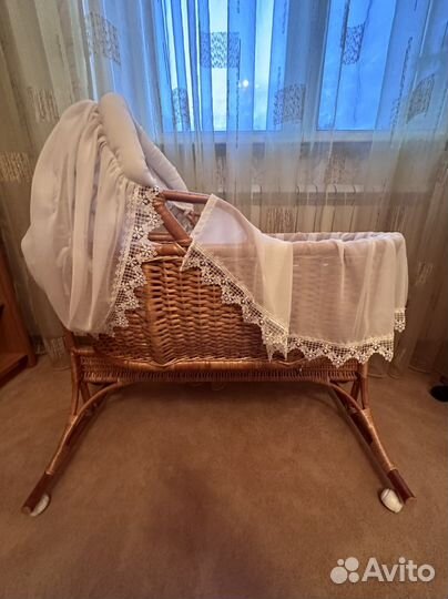 Люлька колыбель плетеная