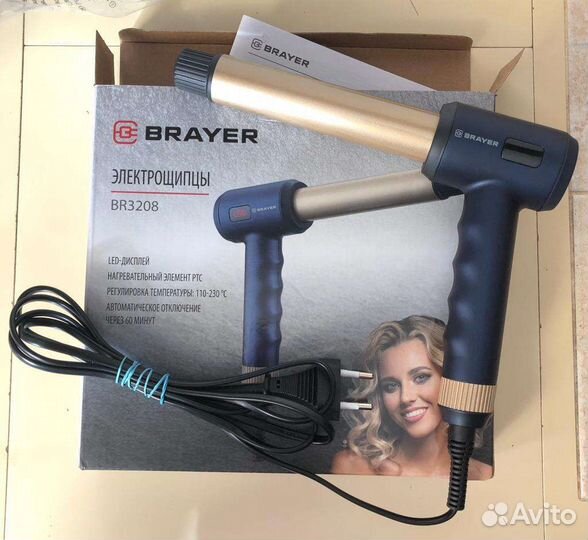 Щипцы новые для волос LED- дисплей