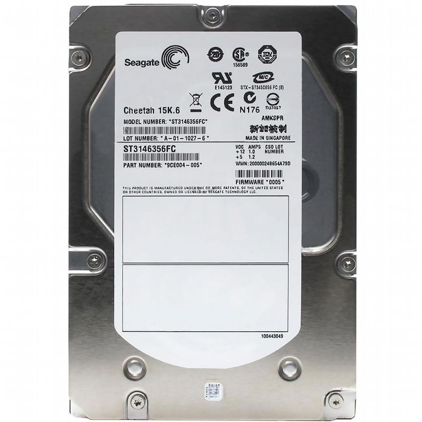 [ST3146356FC] Жесткий Диск Seagate 146gb Fc 3,5" St3146356fc