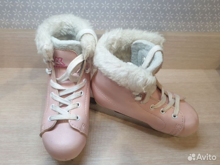 Коньки детские с двумя лезвиями 29 размер
