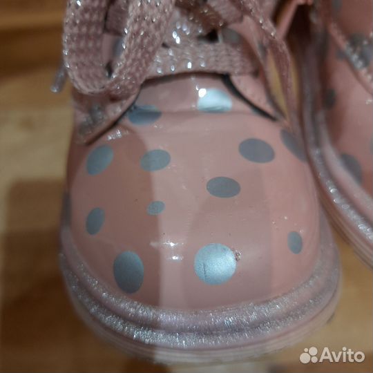 Ботинки осенние для девочки 22 размер