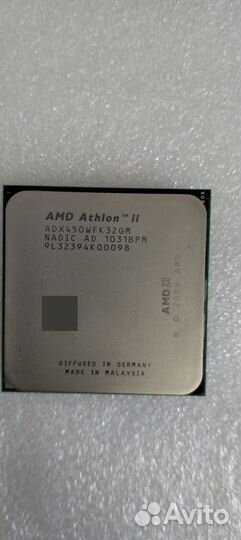 Процессор amd athlon ii x3