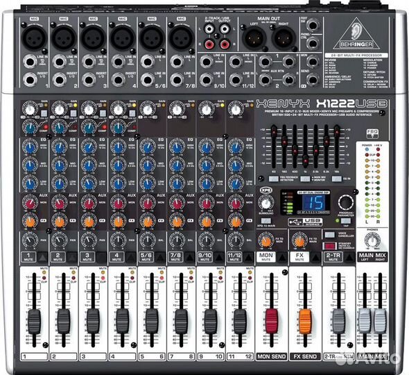 Микшер аналоговый Behringer X1222USB
