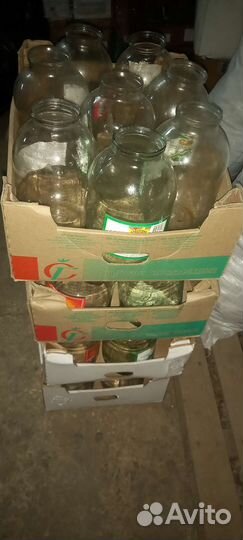 Банки стеклянные 3 литра бу