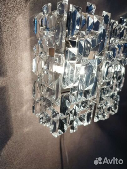 Новое хрустальное бра СССР