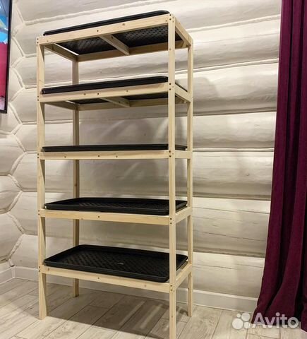 Стеллаж, полки для рассады/цветов