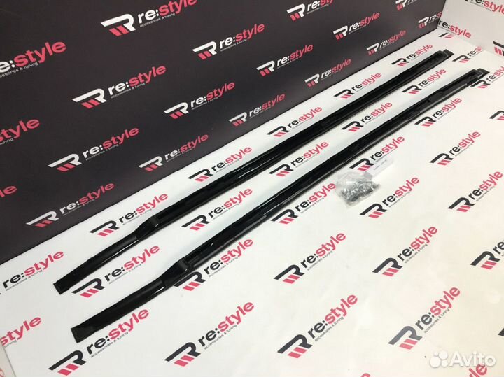 Рейлинги Land Rover Defender с19г Черные K2356