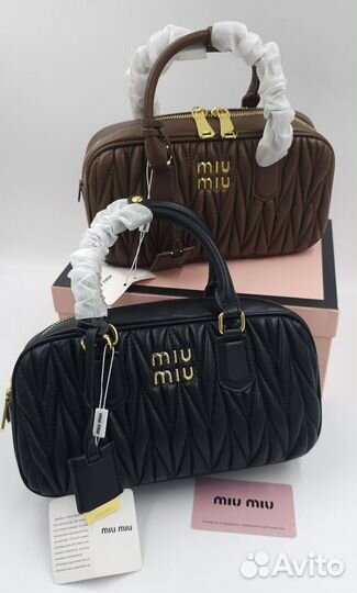 Сумка Miu Miu Arcadie matelassé leather bag