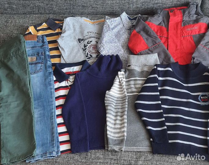 Детские вещи пакетом 104 на мальчика