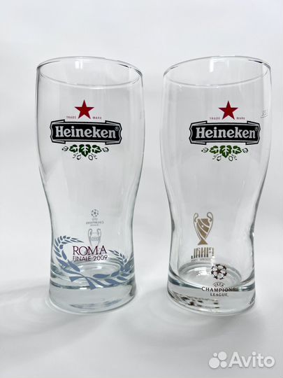 Бокалы для пива Heineken Лига Чемпионов