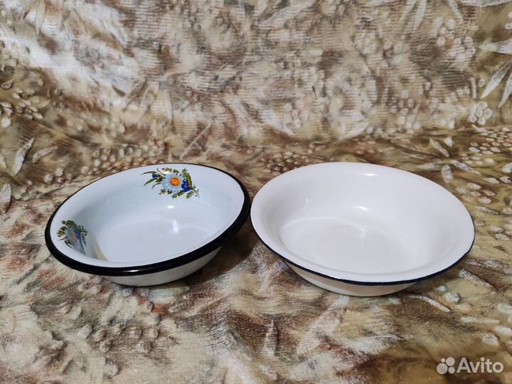 Тарелка эмалированная