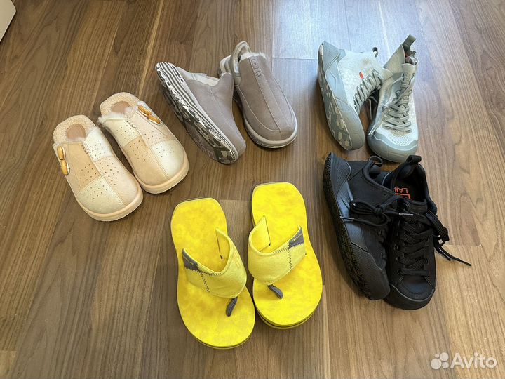 Deckers x lab лот обуви плюс oofos