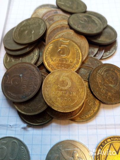 Монеты жетоны. СССР