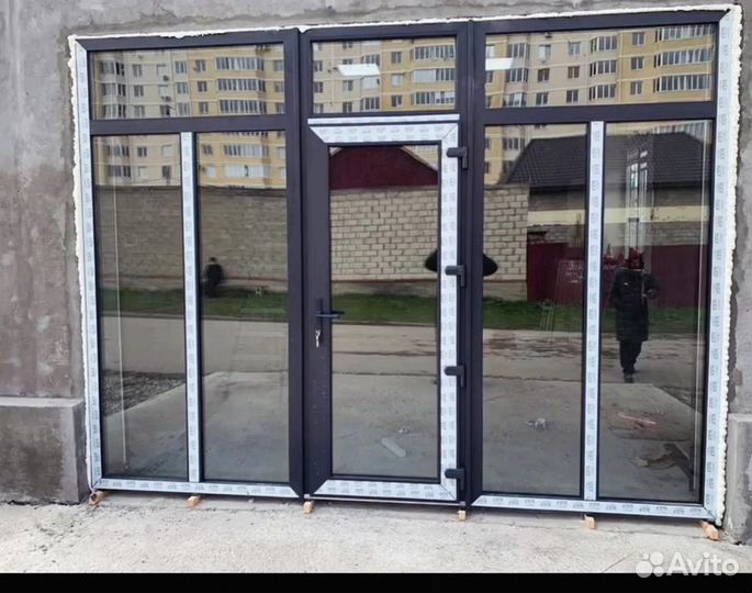 Пластиковые двери под ключ