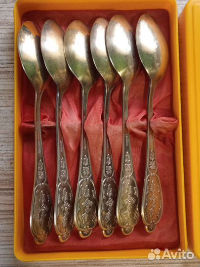 Чайные ложки из мельхиора СССР