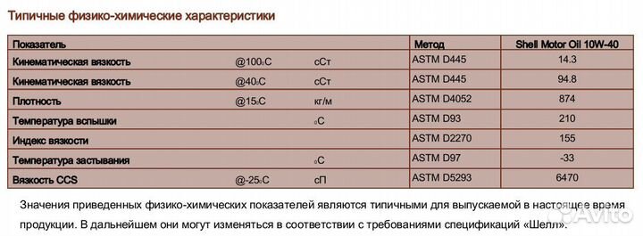 Моторное масло Shell Motor Oil 10W-40 (1 л)