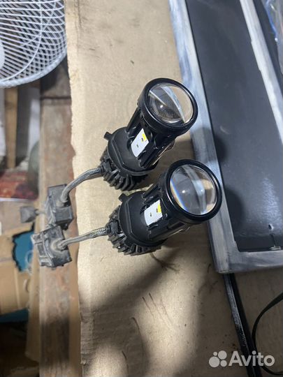 Светодиодные лампы h4 с линзой