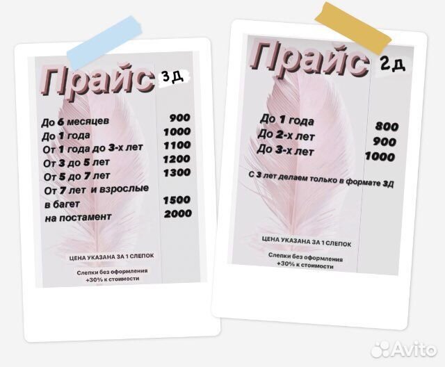 Слепки ручек и ножек