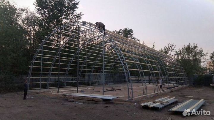 Фермы металлические для ангара 15м15000 мм