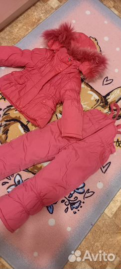 Зимний костюм для девочки 98-104