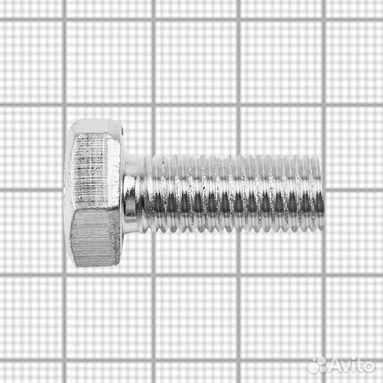 Болт DIN 933 M12x30 мм, на вес