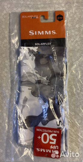 Перчатки Simms SolarFlex Sunglove Half-finger