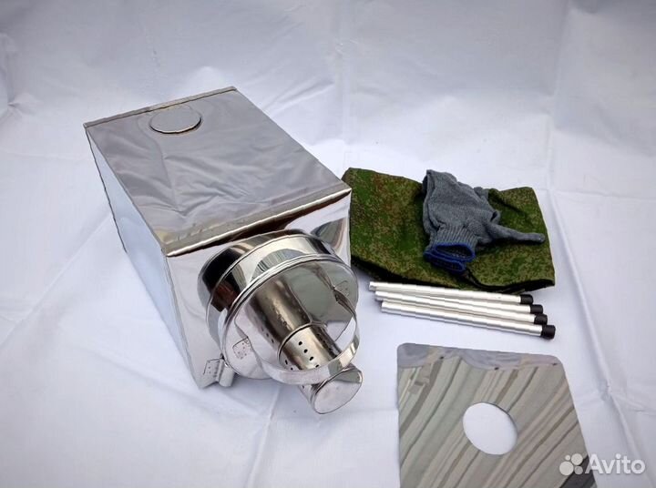 Печь для палатки Малая на 15 литров без экранов