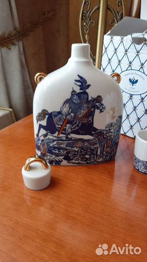 Штоф графин и 2 стопки, ифз, новый, в упаковке