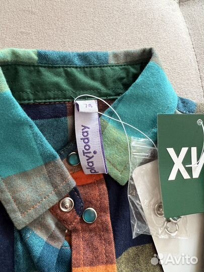 Рубашка новая Playtoday, 74 размер