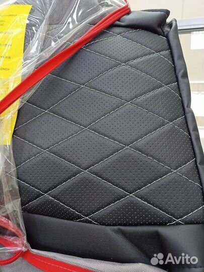 Чехлы Nissan Qashqai 2014- экокожа