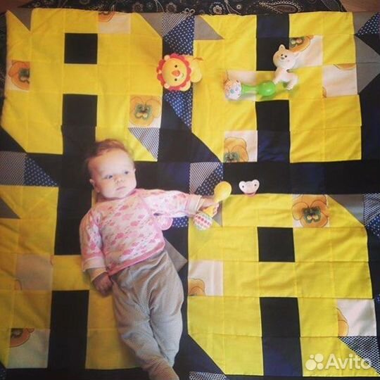 Детское лоскутное одеяло