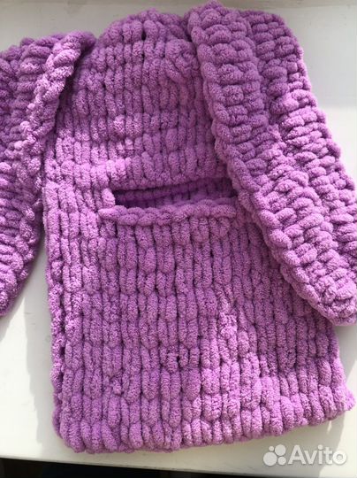 Шапка балаклава с ушами