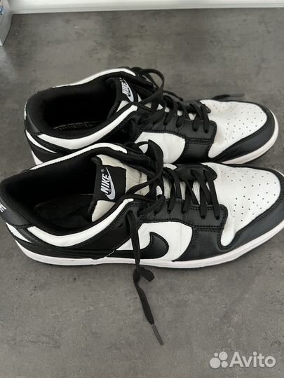 Кроссовки Nike dunk low 1 black&white