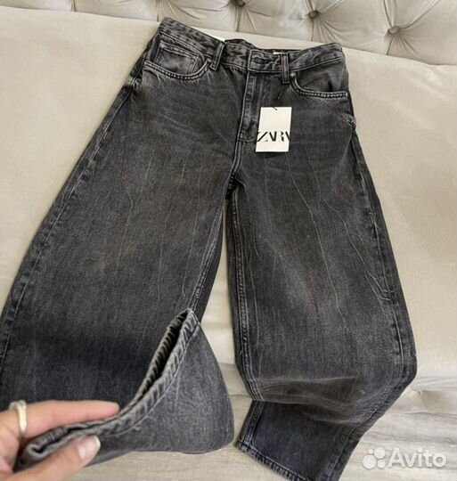 Джинсы Zara Wide Leg 34 в наличии new 2024
