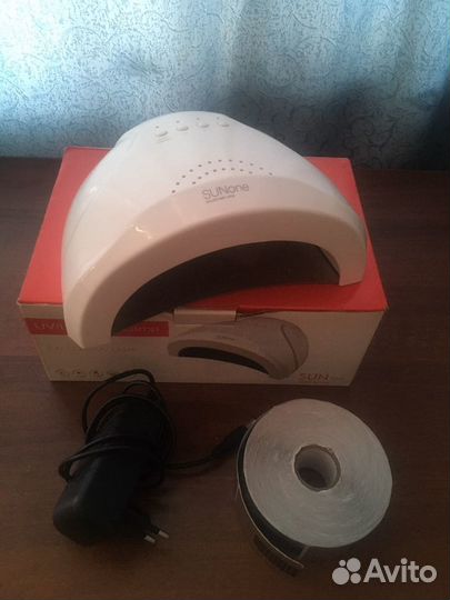 SUN One UV/LED Nail Lamp и формы для ногтей)