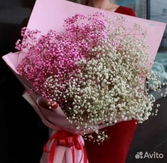 Разноцветная Гипсофила. Букеты на Любой Праздник