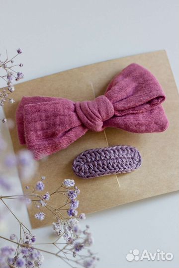 Аксессуары для волос, бантики и заколочки