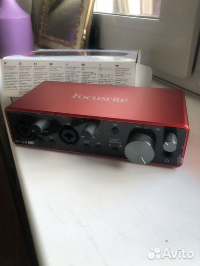 Звуковая карта focusrite scarlett 2i2 3rd gen