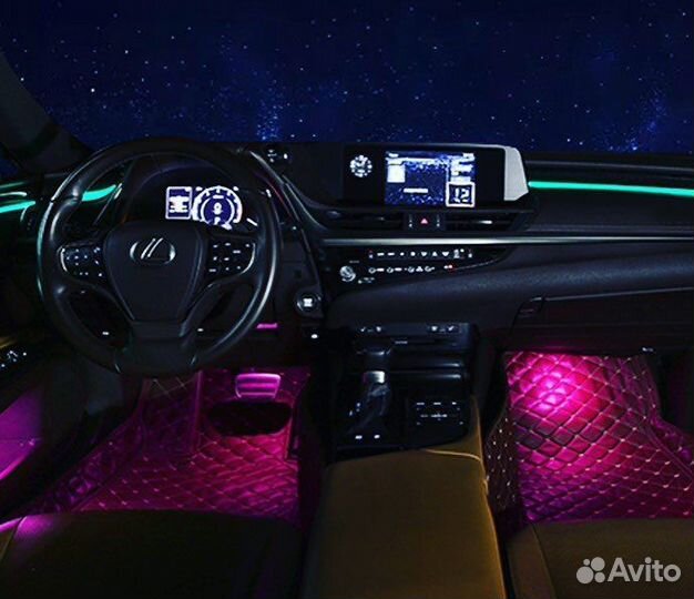 Подсветка салона Lexus ES