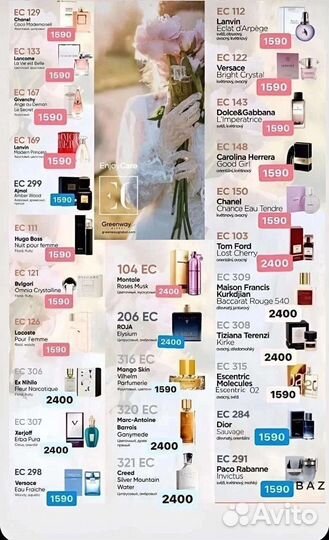 Продукция гринвей