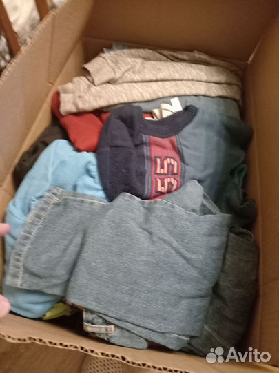Детские вещи, коробка