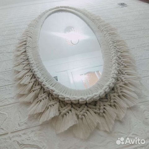 Зеркало макраме