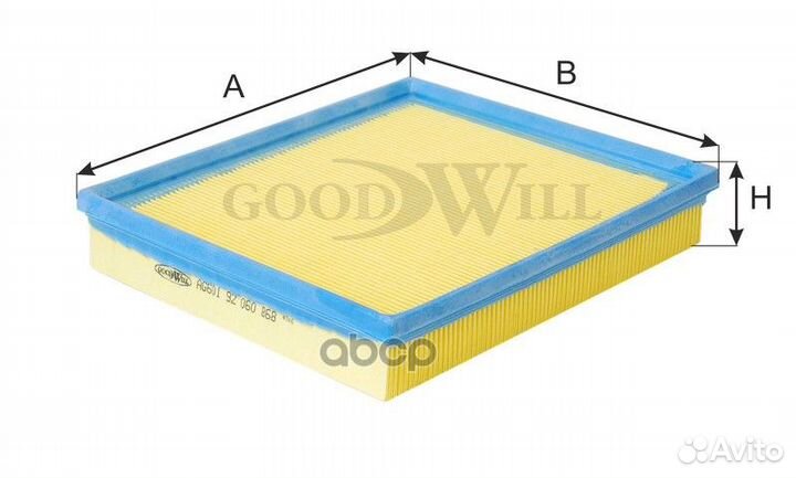 Фильтр воздушный AG601 Goodwill